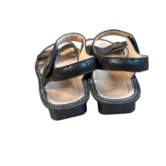 Alegria PG Lite Vienna Sandals Womens 8 US 38 EU Black Leather Slingback VIE-951 - Picture 5 of 7
